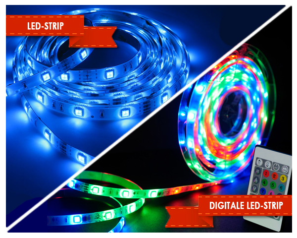 1 Day Fly - Multicolor Led-​Strip Van 5 Meter