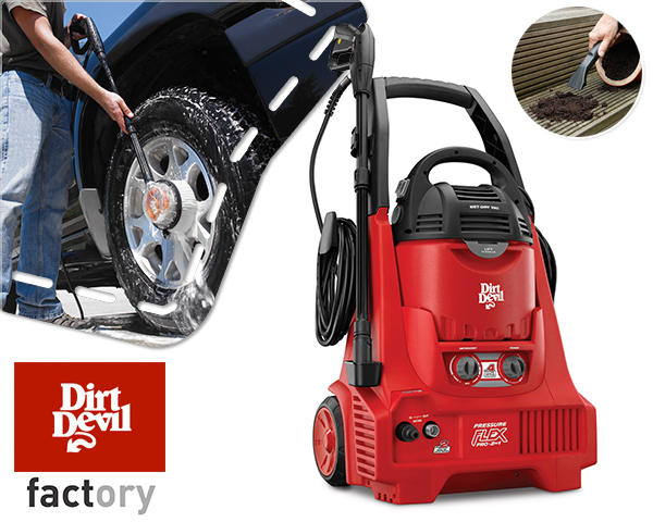 1 Day Fly - Multifunctionele Dirt Devil Hogedruk Reiniger Inclusief Accessoires 1 Day Fly - Multifunctionele Dirt Devil Hogedruk Reiniger Inclusief Accessoires