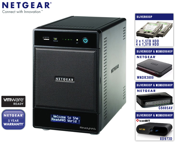 1 Day Fly - Netgear Readynas Pro 4-Bay Nas 1 Day Fly - Netgear Readynas Pro 4-Bay Nas