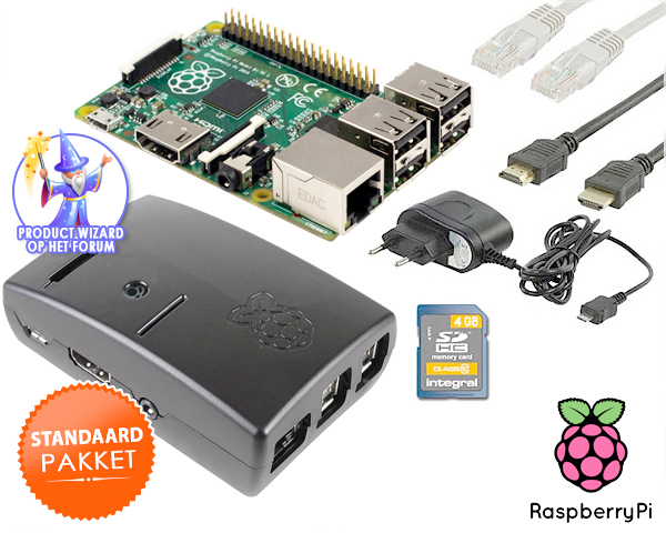 1 Day Fly - Nieuwe Raspberry Pi B+ Mediaspeler Pakket