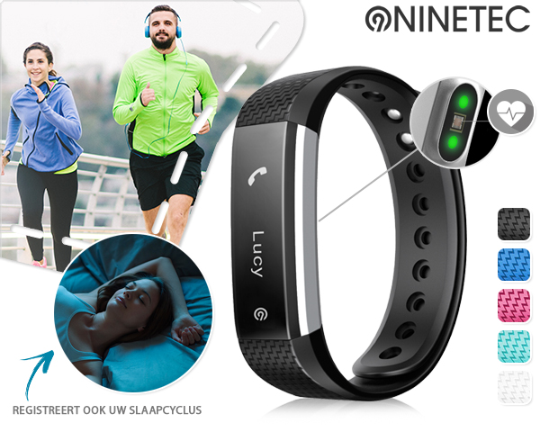 1 Day Fly - Nieuwste Ninetec Smartfit Fitness Tracker