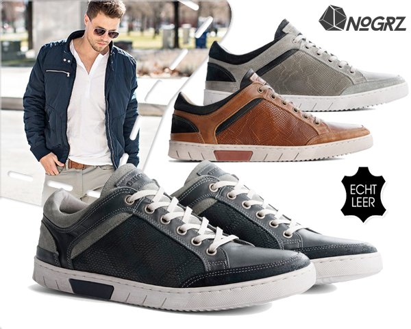 1 Day Fly - Nogrz Urban Herensneakers In Drie Kleuren 1 Day Fly - Nogrz Urban Herensneakers In Drie Kleuren