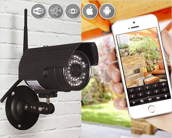 1 Day Fly - Outdoor Netwerk Wifi Hd-​Camera Met Nachtvisie En Bewegingsdetectie