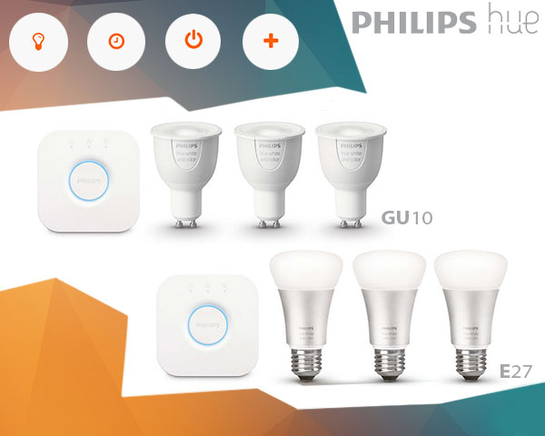 1 Day Fly - Philips Hue E27 Of Gu10 Starter Pack