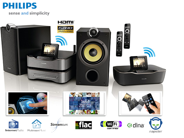 1 Day Fly - Philips Streamium Hifi Wifi Multiroom-systeem 1 Day Fly - Philips Streamium Hifi Wifi Multiroom-systeem