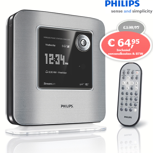 1 Day Fly - Philips Wak3300 Wireless Music Centre 1 Day Fly - Philips Wak3300 Wireless Music Centre