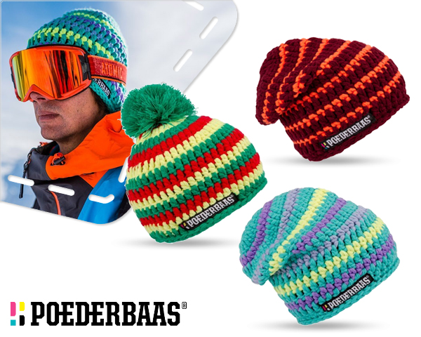 1 Day Fly - Poederbaas Gehaakte Wollen Beanies 1 Day Fly - Poederbaas Gehaakte Wollen Beanies
