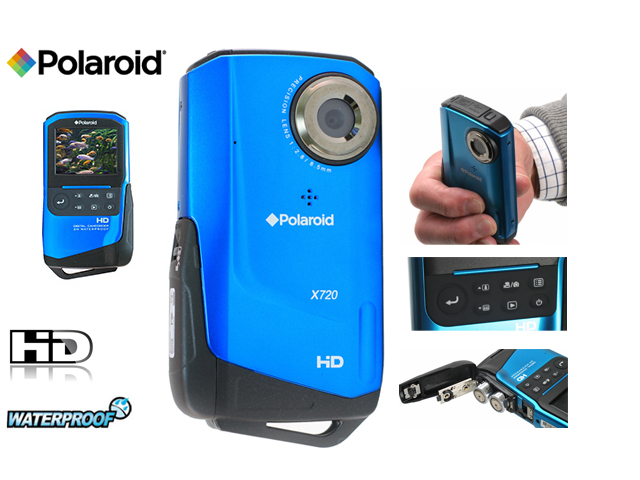1 Day Fly - Polaroid Waterproof Hd Pocket Video Camera 60% Korting