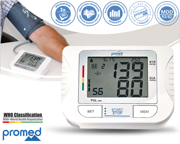 1 Day Fly - Promed Bovenarm Bloeddrukmeter