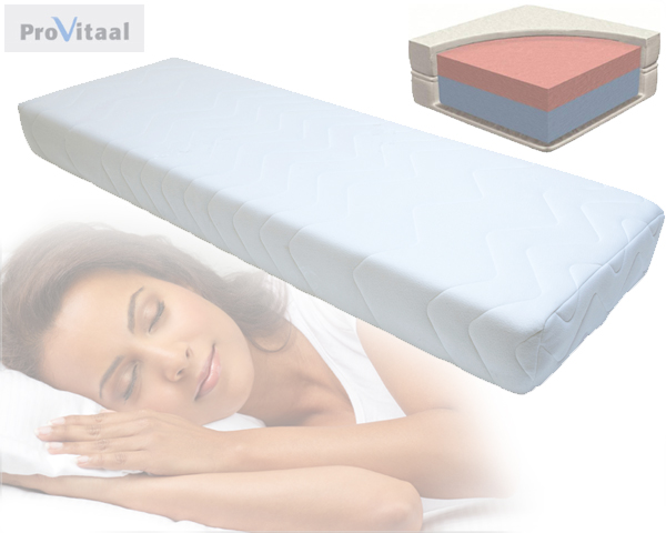 1 Day Fly - Provitaal Matras Met 5Cm Traagschuim Toplaag