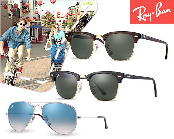 1 Day Fly - Ray-Ban Aviator Of Clubmaster Zonnebril 1 Day Fly - Ray-Ban Aviator Of Clubmaster Zonnebril