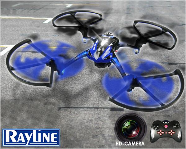 1 Day Fly - Rayline 2.4Ghz Quadcopter Met Hd Wifi-​Camera