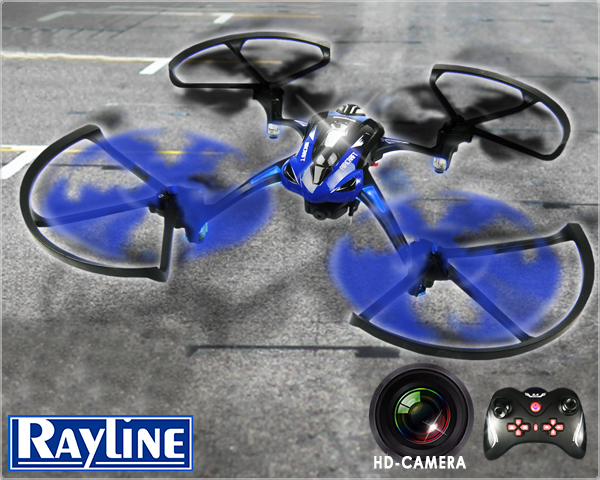 1 Day Fly - Rayline 2.4Ghz Quadcopter Met Hd Wifi-Camera 1 Day Fly - Rayline 2.4Ghz Quadcopter Met Hd Wifi-Camera