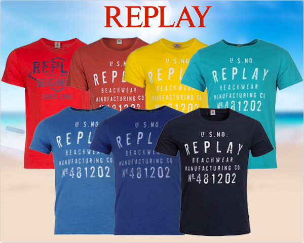 1 Day Fly - Replay Heren T-​Shirt