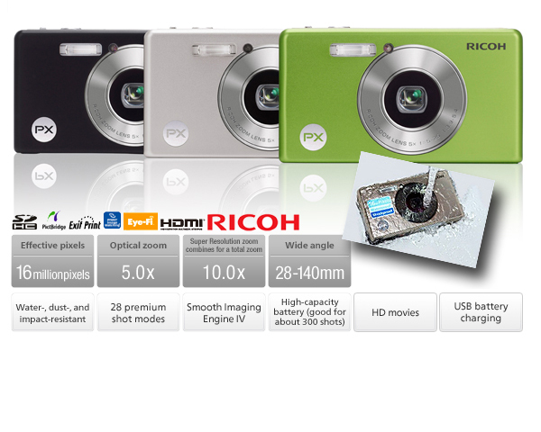 1 Day Fly - Ricoh Waterdichte 16Mp Camera 1 Day Fly - Ricoh Waterdichte 16Mp Camera