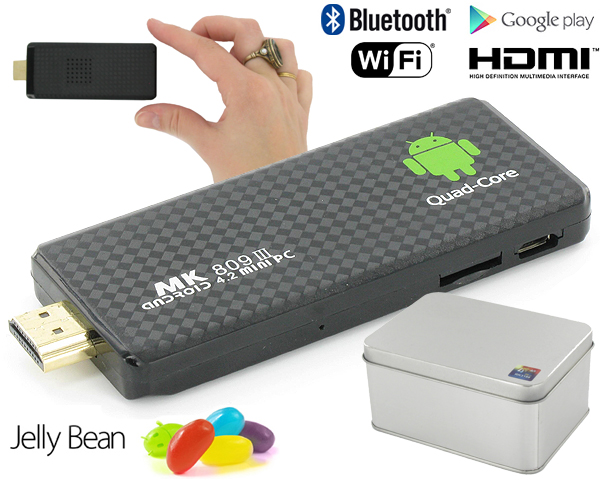 1 Day Fly - Rockchip Mk809iii Android Mini Pc Met Wifi En Bluetooth 1 Day Fly - Rockchip Mk809iii Android Mini Pc Met Wifi En Bluetooth