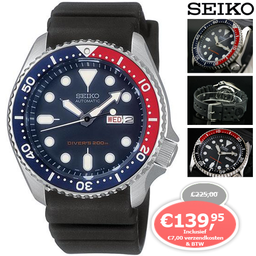 1 Day Fly - Seiko Horloge 1 Day Fly - Seiko Horloge