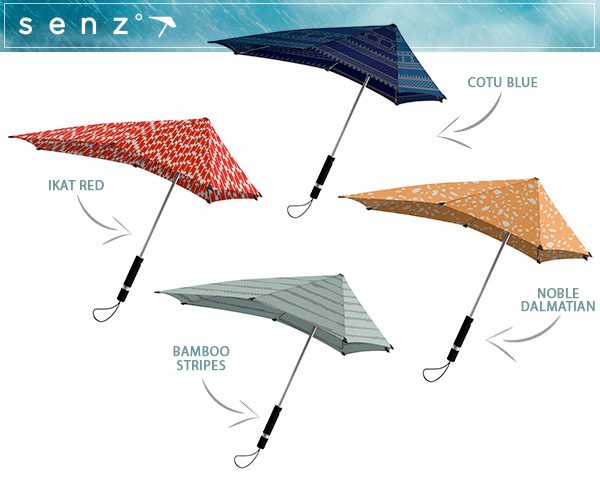 1 Day Fly - Senz Original Paraplu: Keuze Uit 4 Modellen