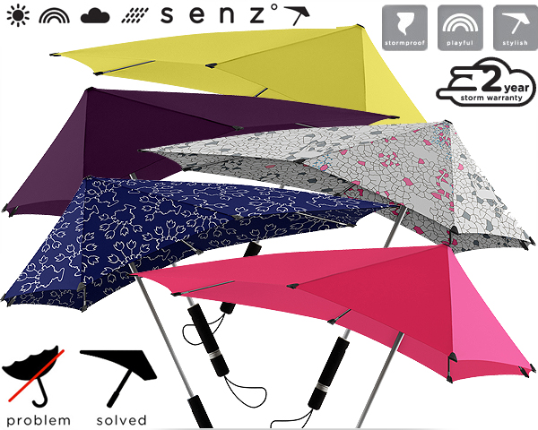 1 Day Fly - Senz Original Storm Paraplu Keuze Uit Meerdere Kleuren 1 Day Fly - Senz Original Storm Paraplu Keuze Uit Meerdere Kleuren