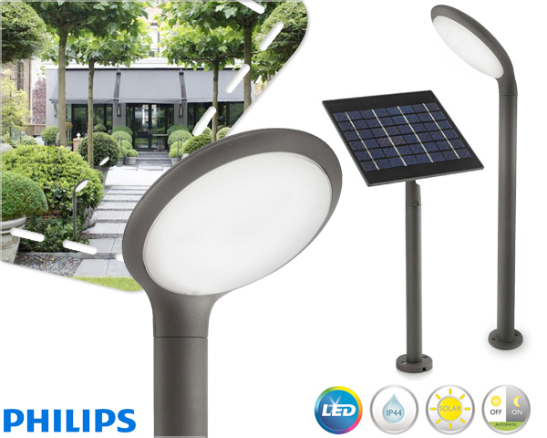 1 Day Fly - Sfeervolle Philips Zonne-Energie Sokkellamp 1 Day Fly - Sfeervolle Philips Zonne-Energie Sokkellamp