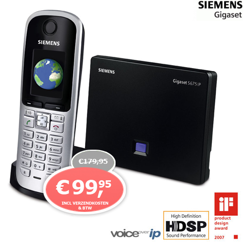 1 Day Fly - Siemens S675 Ip Gigaset Voip/dect Telefoon