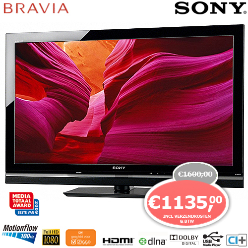 1 Day Fly - Sony Bravia 46'' Full Hd Lcd Tv Met 100 Hz 1 Day Fly - Sony Bravia 46'' Full Hd Lcd Tv Met 100 Hz