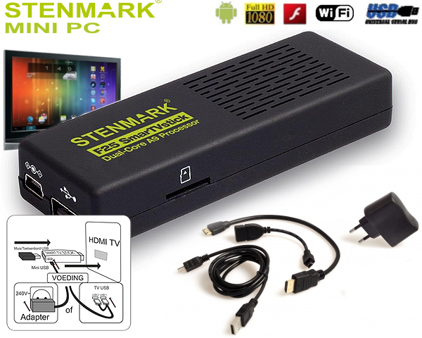 1 Day Fly - Stenmark Dual Core Android Smart Tv Stick