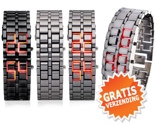 1 Day Fly - Stoer Samurai Horloge 1 Day Fly - Stoer Samurai Horloge
