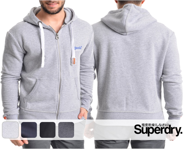 1 Day Fly - Superdry Hoodies Met Rits In 4 Kleuren 1 Day Fly - Superdry Hoodies Met Rits In 4 Kleuren