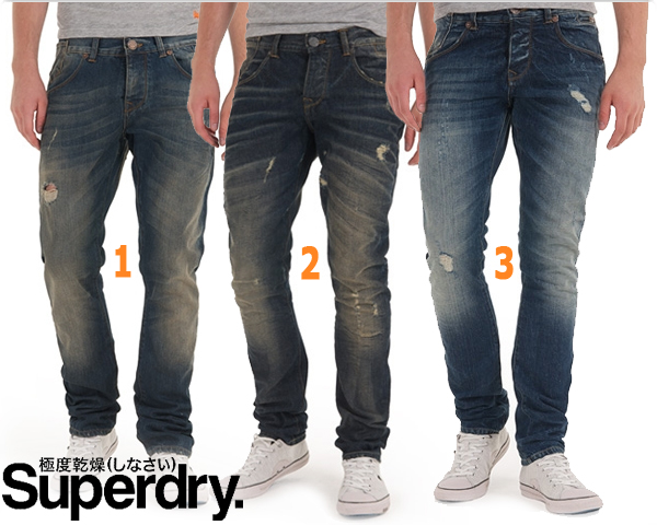 1 Day Fly - Superdry Stoere Heren Jeans