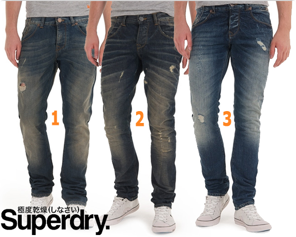 1 Day Fly - Superdry Stoere Heren Jeans 1 Day Fly - Superdry Stoere Heren Jeans