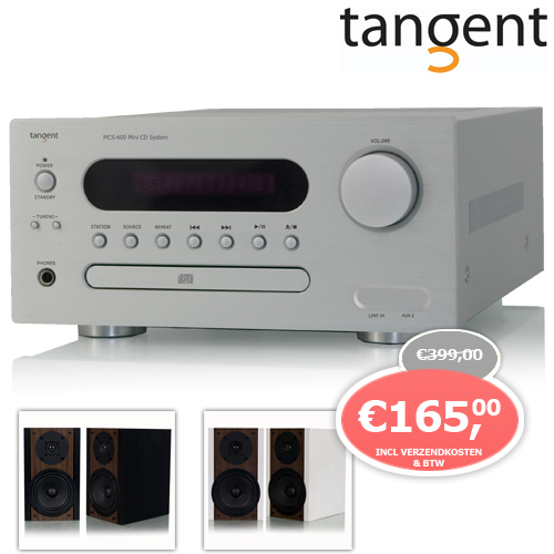1 Day Fly - Tangent Mcs600 Mini Hifi Systeem 1 Day Fly - Tangent Mcs600 Mini Hifi Systeem