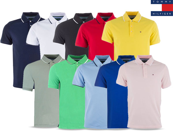 1 Day Fly - Tommy Hilfiger Poloshirt: Keuze Uit 10 Kleuren