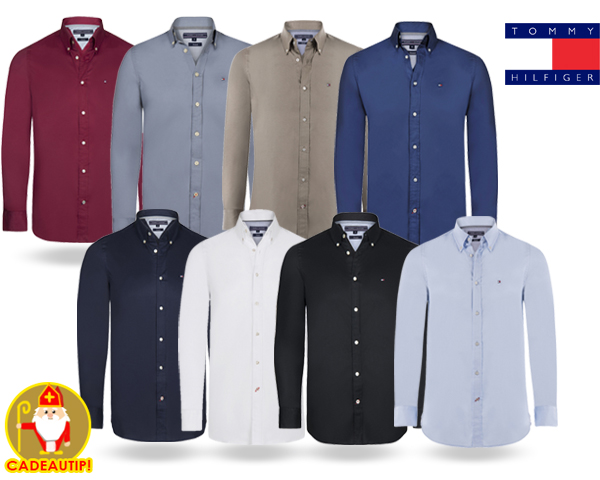 1 Day Fly - Tommy Hilfiger Slim Fit Overhemd 1 Day Fly - Tommy Hilfiger Slim Fit Overhemd