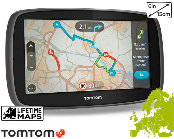 1 Day Fly - Tomtom Go 60 Europa Navigatie 1 Day Fly - Tomtom Go 60 Europa Navigatie