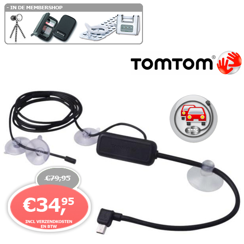 1 Day Fly - Tomtom Rds-tmc-ontvanger Voor Gratis Verkeersinfo