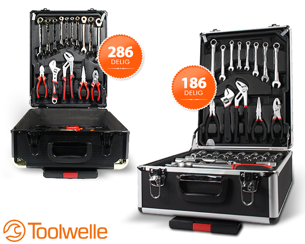 1 Day Fly - Toolwelle 186-Delige Of 286-Delige Gereedschapstrolley 1 Day Fly - Toolwelle 186-Delige Of 286-Delige Gereedschapstrolley