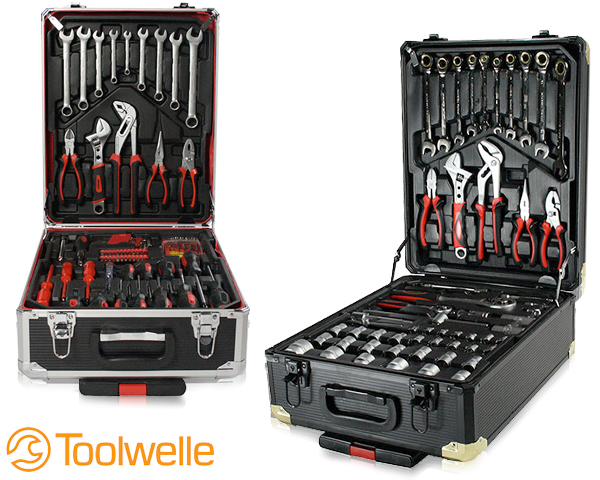 1 Day Fly - Toolwelle 186-Delige Overvolle Gereedschapstrolley 1 Day Fly - Toolwelle 186-Delige Overvolle Gereedschapstrolley