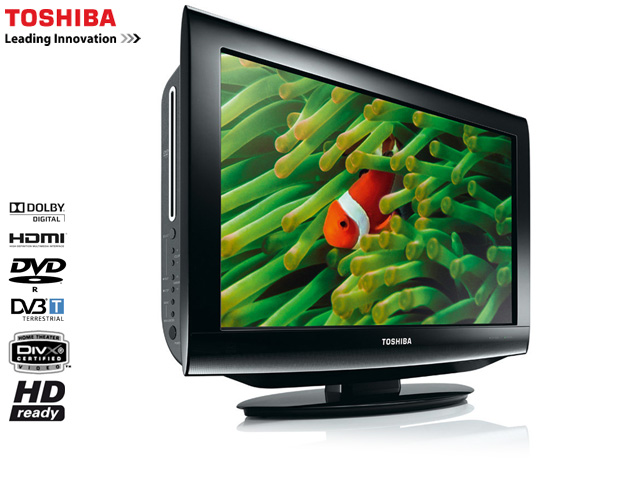 1 Day Fly - Toshiba Lcd Tv Met Dvd Speler 1 Day Fly - Toshiba Lcd Tv Met Dvd Speler