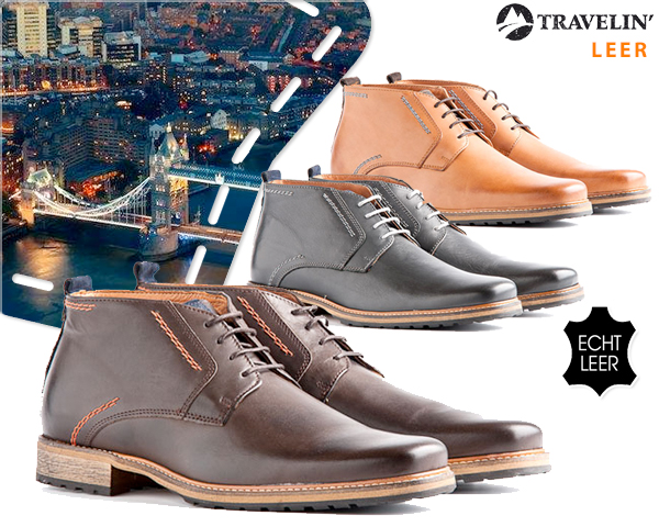 1 Day Fly - Travelin' London Leren Of Suede Schoenen 1 Day Fly - Travelin' London Leren Of Suede Schoenen
