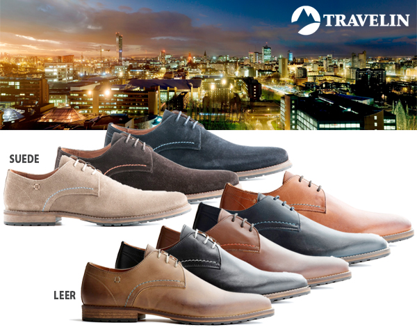 1 Day Fly - Travelin' Manchester Leren Of Suede Herenschoenen 1 Day Fly - Travelin' Manchester Leren Of Suede Herenschoenen