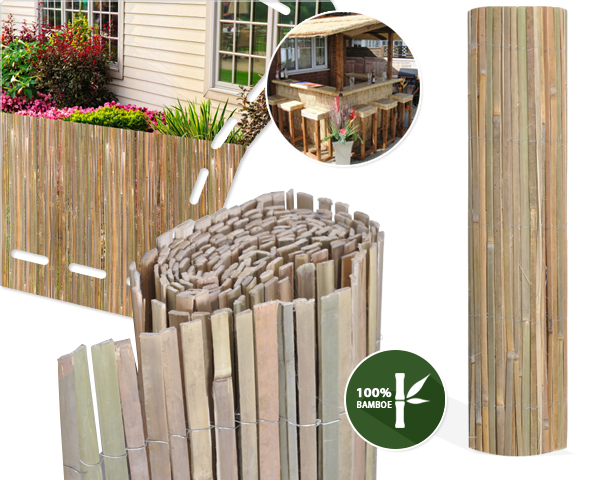 1 Day Fly - Tropische 4 Meter Bamboehekken Voor Uw Tuin 1 Day Fly - Tropische 4 Meter Bamboehekken Voor Uw Tuin
