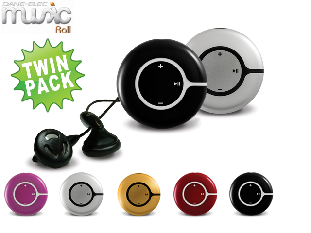 1 Day Fly - Twinpack Dane Elec Mp3 Spelers 1 Day Fly - Twinpack Dane Elec Mp3 Spelers