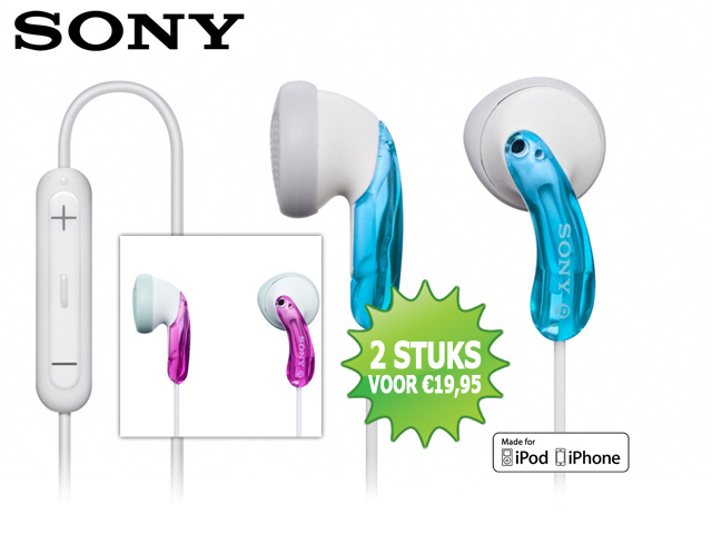 1 Day Fly - Twinpack Sony Koptelefoon