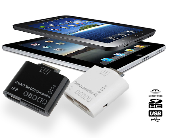 1 Day Fly - Usb En Sd Connector Voor Tablets 1 Day Fly - Usb En Sd Connector Voor Tablets