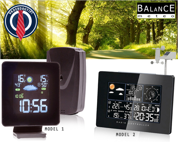 1 Day Fly - Vaderdag Special: Weerstation Met Draadloze Buitensensor 1 Day Fly - Vaderdag Special: Weerstation Met Draadloze Buitensensor