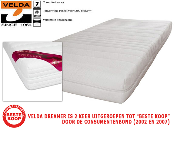 1 Day Fly - Velda Dreamer Matras Wol 1 Day Fly - Velda Dreamer Matras Wol