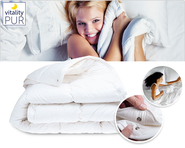1 Day Fly - Vitality-Pur Lichtgewicht 4 Seizoenen Dekbed 1 Day Fly - Vitality-Pur Lichtgewicht 4 Seizoenen Dekbed
