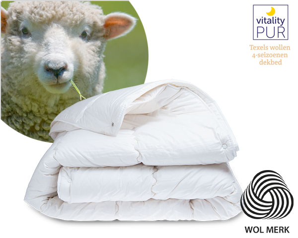 1 Day Fly - Vitality-Pur Texels Wollen 4-Seizoenendekbed 1 Day Fly - Vitality-Pur Texels Wollen 4-Seizoenendekbed