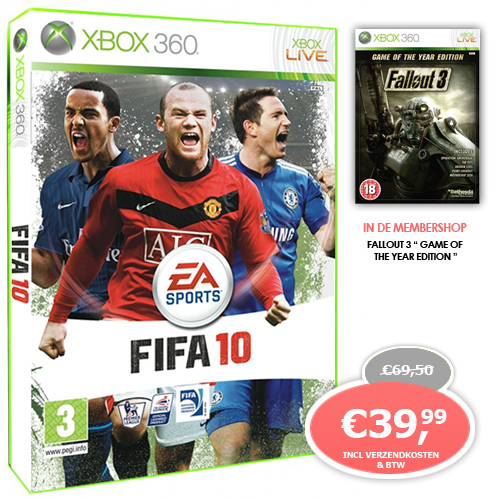 1 Day Fly - Xbox 360 Game - Fifa 10 1 Day Fly - Xbox 360 Game - Fifa 10